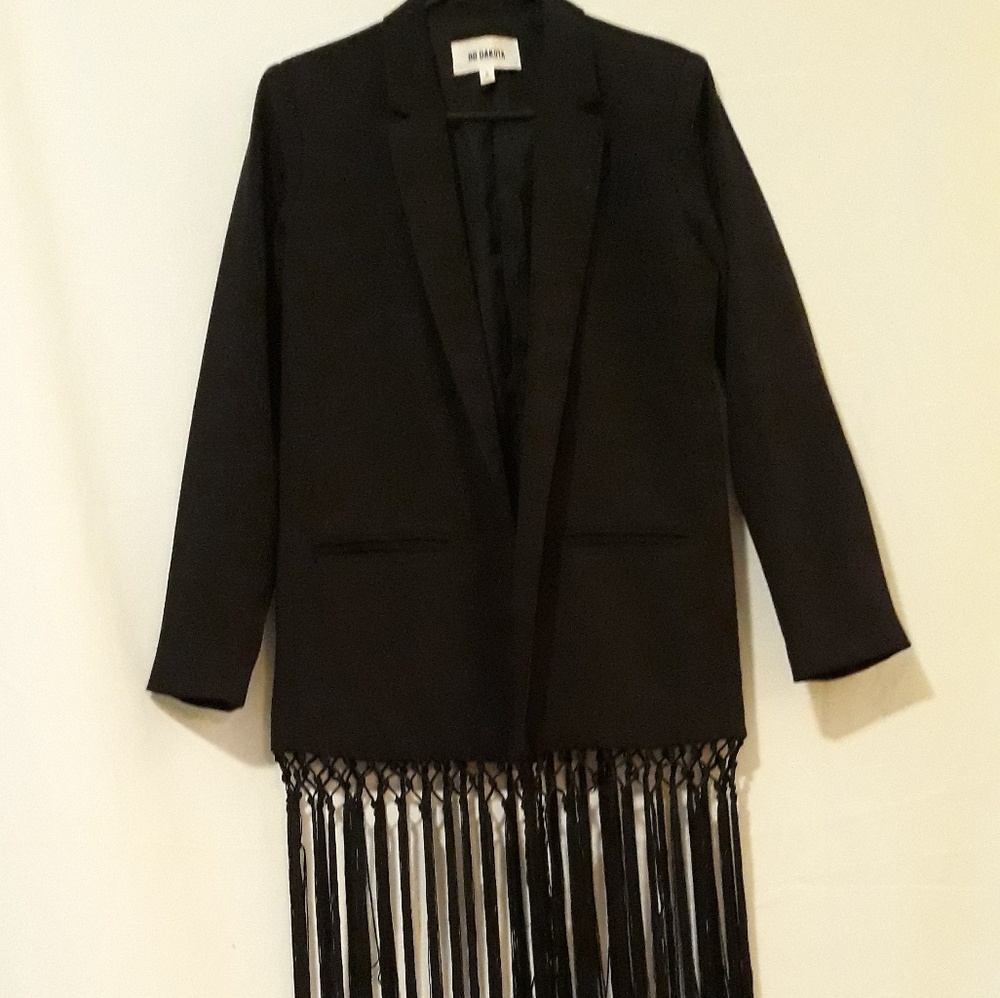 BB Dakota Fringed Blazer